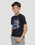 Character Team Stand Kaos Lengan Pendek Anak Laki-laki