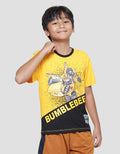 Character Bumblebee Battle Boys Short Sleeve T-shirt
