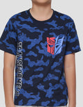 Character Camo Print Boys T-Shirt