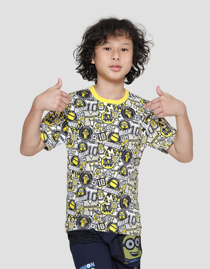 Character Minions Classic Kaos Lengan Pendek Anak Laki-laki