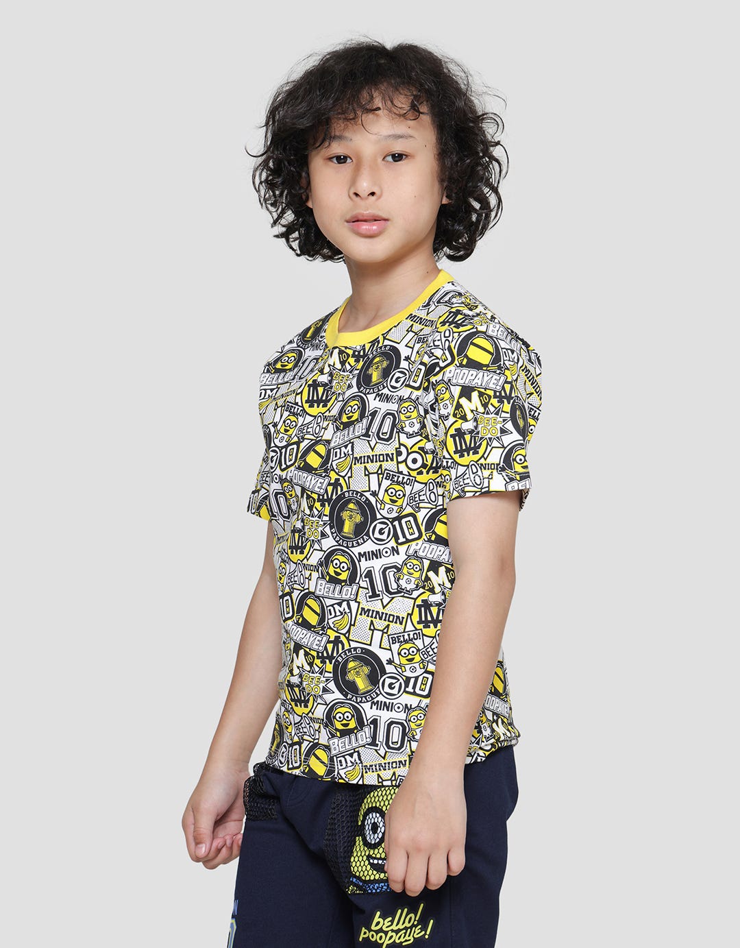 Character Minions Classic Kaos Lengan Pendek Anak Laki-laki