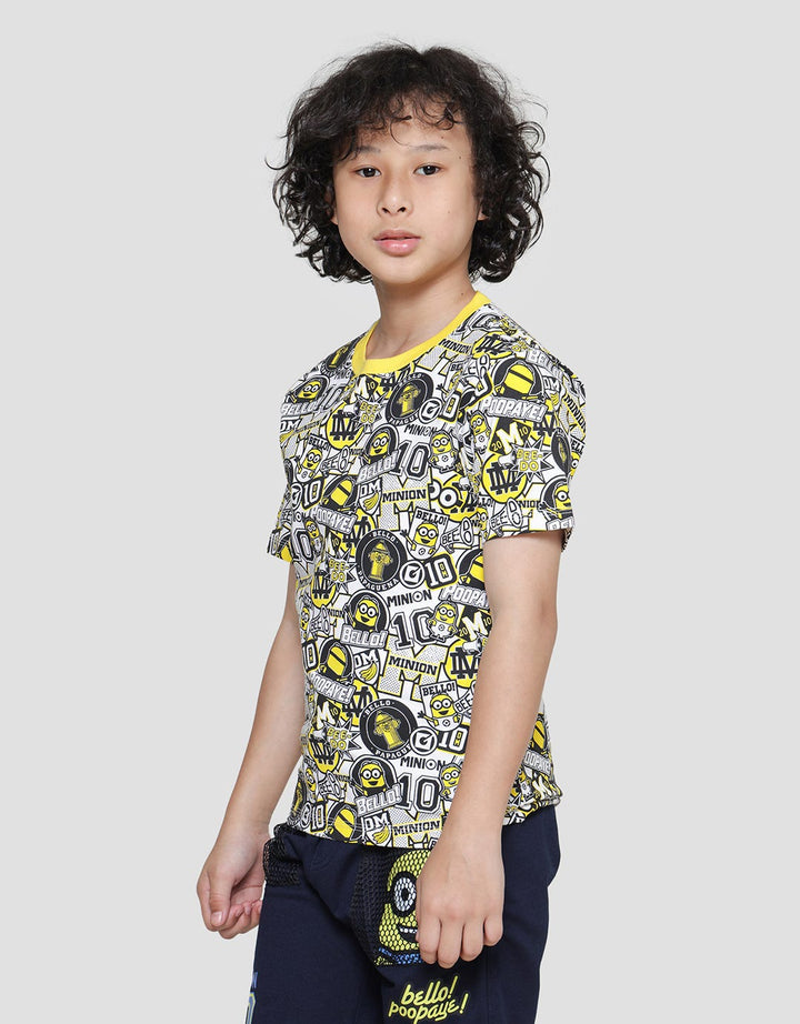 Character Minions Classic Kaos Lengan Pendek Anak Laki-laki