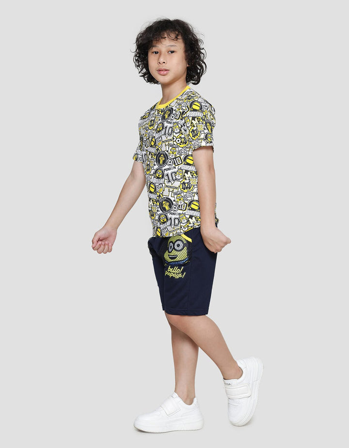 Character Minions Classic Kaos Lengan Pendek Anak Laki-laki