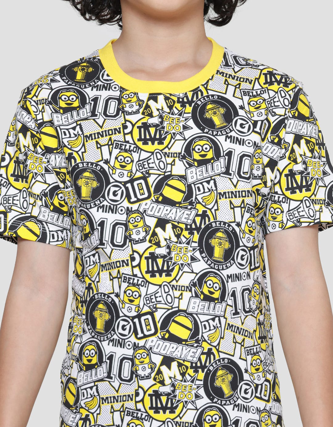 Character Minions Classic Kaos Lengan Pendek Anak Laki-laki