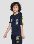Character Minions Classic Hood Kaos Lengan Pendek Anak Laki-Laki