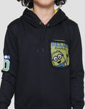 Character Minions Classic Hood Sweater Anak Laki-Laki