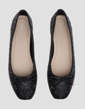 Details Texture Ribbon Women's Flat Shoes