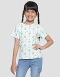 Little M Bear Print Girls T-Shirt