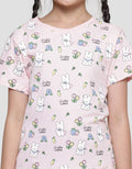 Little M Garden Rabbit Kaos Lengan Pendek Anak Perempuan