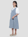 Nevada Woven Midi Dress Short Sleeve Girls