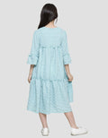 Nevada Ruffle Midi Dress for Girls
