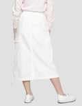 Nevada Pocket Cargo And Stopper Rok Midi Anak Perempuan