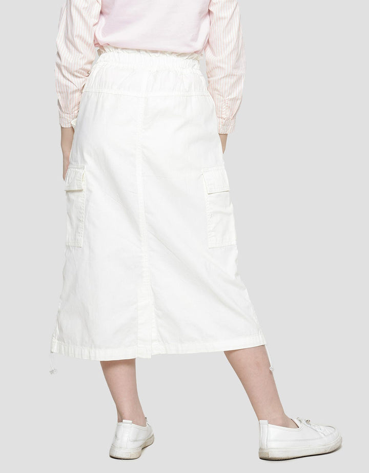 Nevada Pocket Cargo And Stopper Rok Midi Anak Perempuan