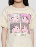 Nevada Anime 4 Boxy Kaos Anak Perempuan