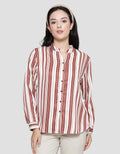 Anyday Stripe Print Kemeja Wanita