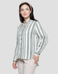 Anyday Stripe Print Kemeja Wanita