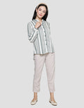 Anyday Stripe Print Kemeja Wanita