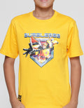 Character Bumblebee Action Kaos Lengan Pendek Anak Laki-laki