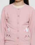 Little M Unicorn Pocket Cardigan Anak Perempuan
