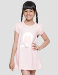Little M Bunny Pompom Dress for Girls