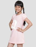 Little M Bunny Pompom Dress for Girls