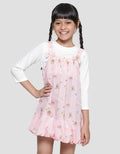 Little M Cat Print Mini Dress for Girls