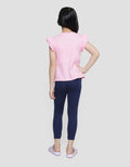 Little M Dino Leggings Set Pakaian Anak Perempuan