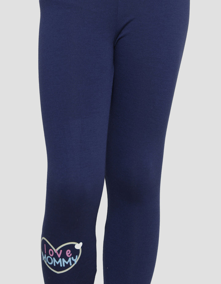 Little M Dino Leggings Set Pakaian Anak Perempuan
