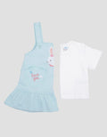 Pipiniko Bunny Love You Overall Dress Anak Perempuan