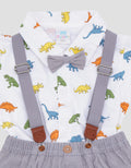 Pipiniko Formal Suspender Fp Dino Baju Set Anak Laki-Laki