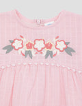 Pipiniko Square Bordir Midi Dress Anak Perempuan