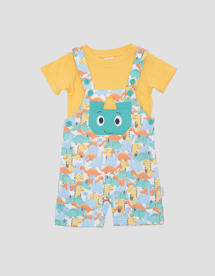 Pipiniko Dino Overall Anak Laki-laki