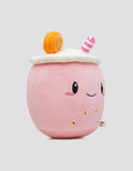Sun Boba Juice Peach Pillow Kids