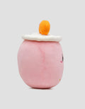 Sun Boba Juice Peach Pillow Kids
