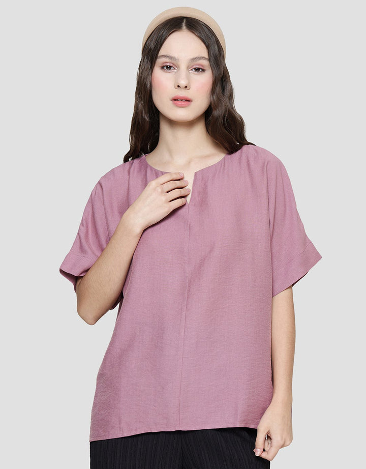 St. Yves Turn Up Women's Short Sleeve Blouse