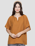 St. Yves Turn Up Women's Short Sleeve Blouse