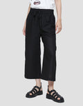 St. Yves Poly Linen Waistband Straps Celana Kulot Wanita