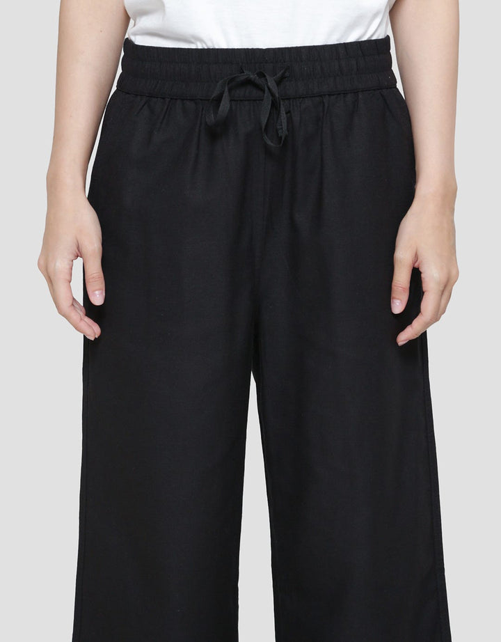 St. Yves Poly Linen Waistband Straps Women's Culottes