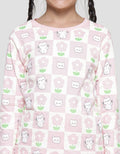 Little M Cat Flower Kaos Anak Perempuan