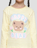 Little M Happy Bear Kaos Anak Perempuan