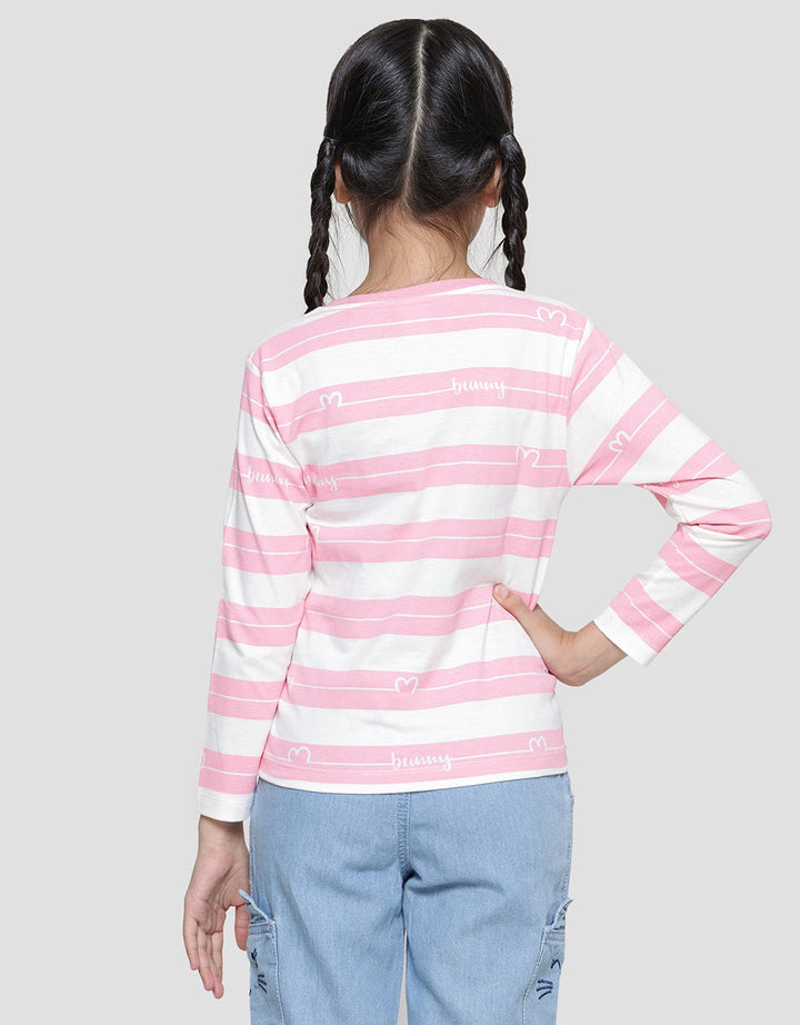 Little M Happy Two Rabbit Girls T-Shirt