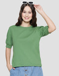 Connexion Rib Puff Sleeve Women's T-Shirt