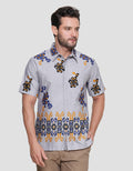 Arjuna Weda Hem Batik Singket Raster Pria