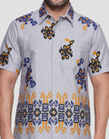 Arjuna Weda Hem Batik Singket Raster Pria