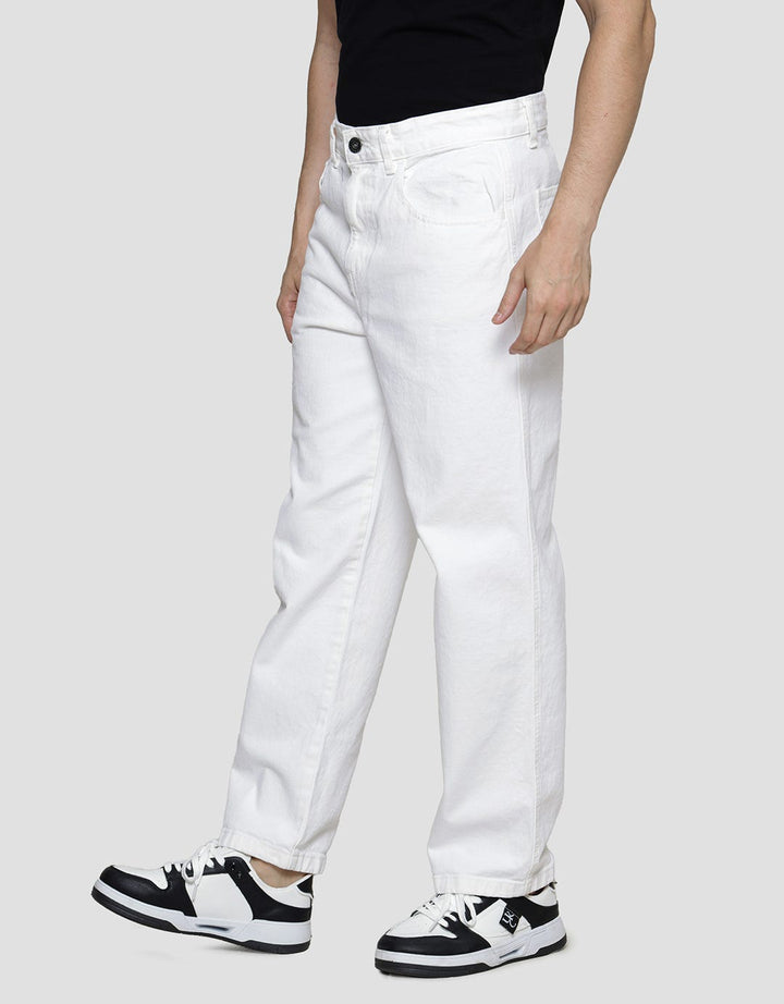 Nevada Dpp047 Straight Cut Loose Men's Denim Trousers