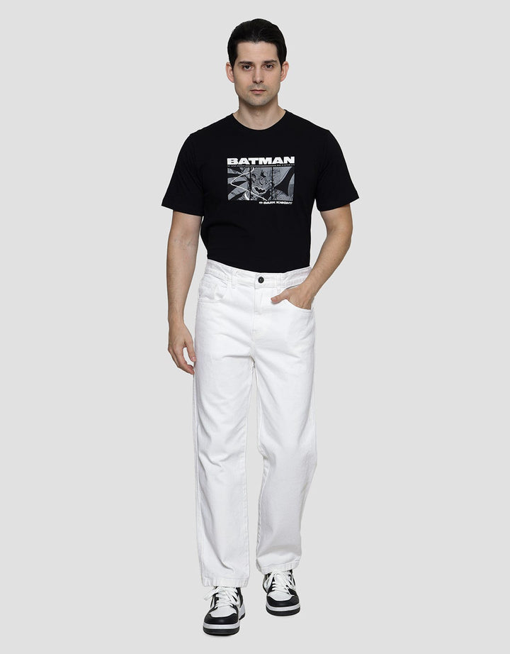 Nevada Dpp047 Straight Cut Loose Men's Denim Trousers