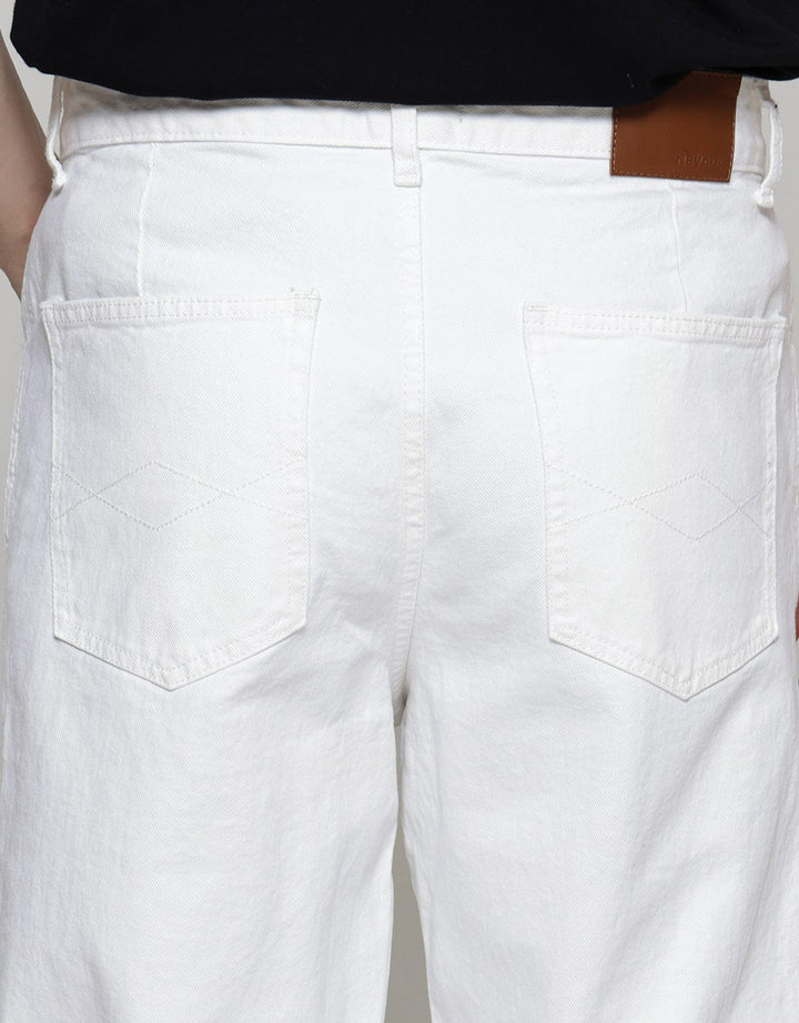 Nevada Dpp047 Straight Cut Loose Men's Denim Trousers