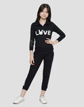 Aero Bunny Collar Chenille Bottom Rib Sweater Girls