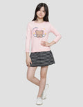 Aero Nonik Love Salur Midi Dress for Girls