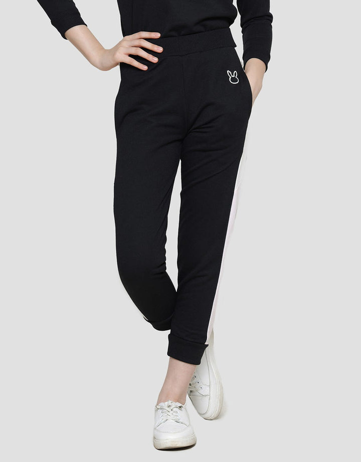 Aero List Samping Bunny Outline Jogger Anak Perempuan